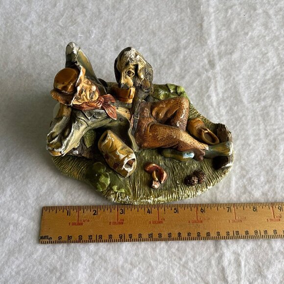 NatureCraft Lazy Life No 811 Hand Painted Stoneware 70s Figurine England FLAWS - Picture 5 of 12